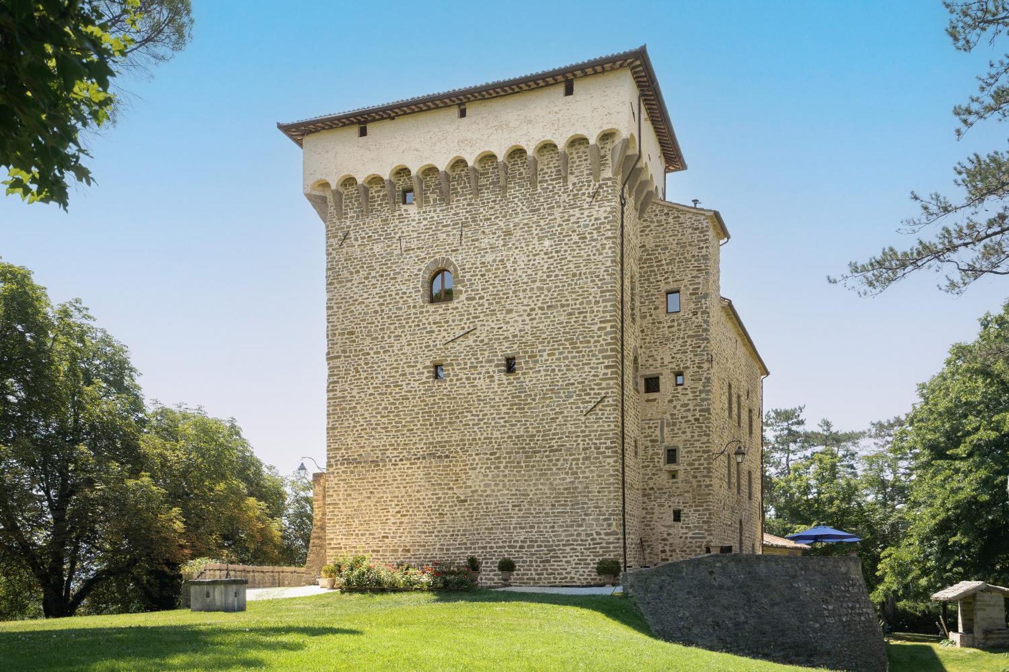 Villa Castello Di Magrano Gubbio Exterior foto
